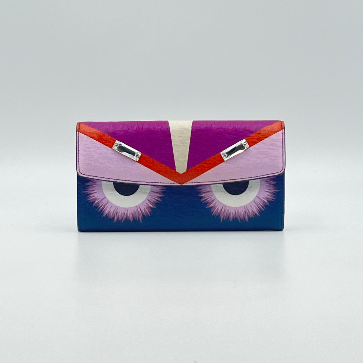 Fendi Hypnoteyes Monster Continental Long Wallet