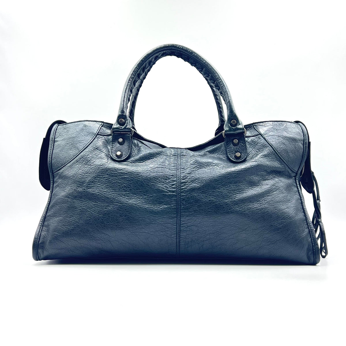 Balenciaga Classic Part-Time Motorcycle Bag in Deep Green Leather — view 3 of 6 Classic Part-Time Motorcycle Bag in Deep Green Leather, view 3 of 6