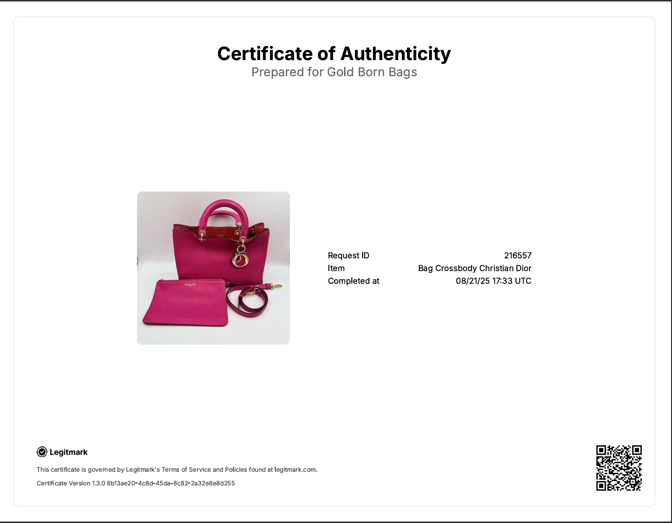 Medium Diorissimo Tote Pink